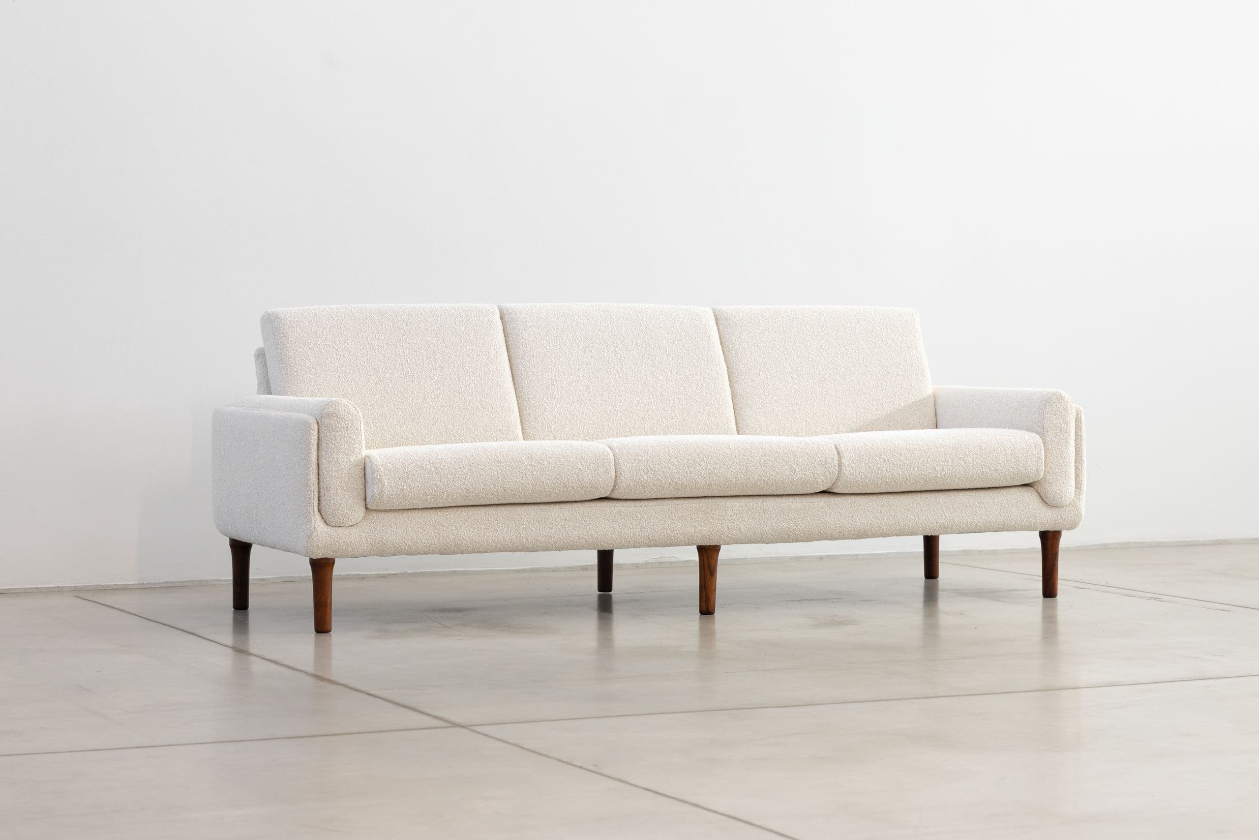 Mid-Century Bouclé Sofa